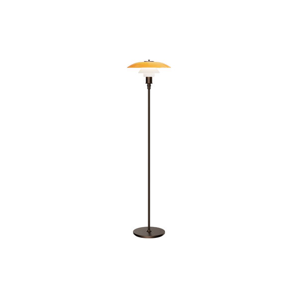 PH 3&frac12;-2&frac12; Golvlampa Centenary Edition, amber/opal white, Louis Poulsen
