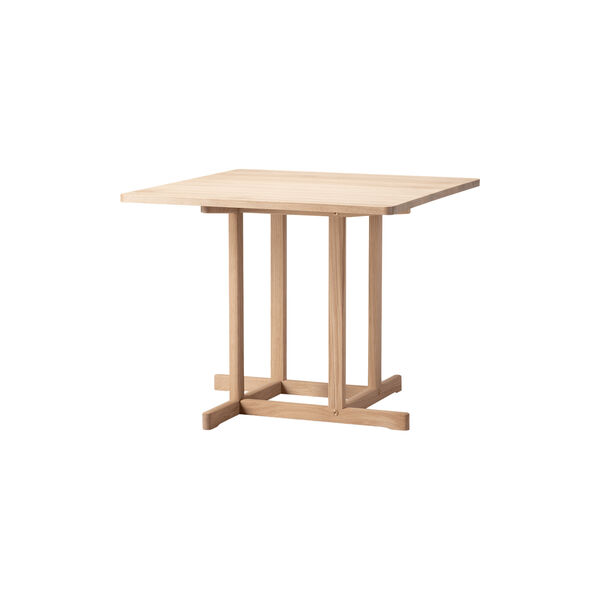BM80 Mogensen Shaker Table 90x90 cm, soap treated oak, Fredericia Furniture