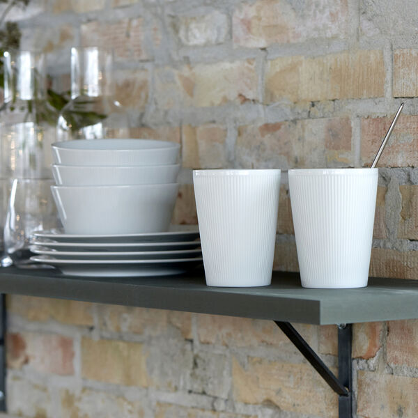 Eventail termosmugg, white, Pillivuyt