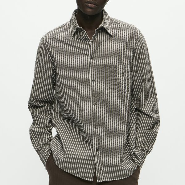 WWAdrian Shirt, delicioso stripe WWAdrian Shirt, delicioso stripe, Wood Wood