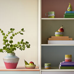 Poppery Skål, mint/apple green/pink, Kähler