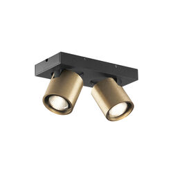FOCUS MINI 2 Ceiling Spotlight, brass FOCUS MINI 2 Ceiling Spotlight, brass, LIGHT-POINT