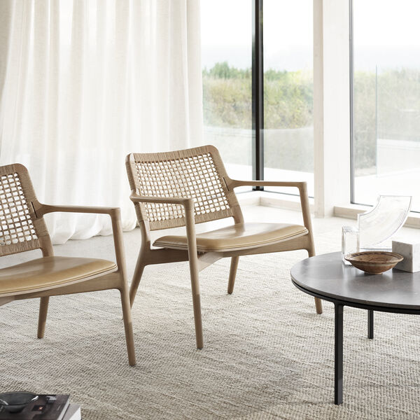 VIPP488 Cabin loungestol, ljus ek/sand, Vipp