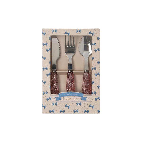 Sparkly Cutlery, sparkling blush, Konges Sløjd