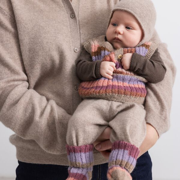 Talvar Knit Vest, multicolour girl, MarMar Copenhagen