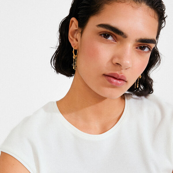 MYLAN &ouml;rh&auml;ngen, guldpl&auml;terade, Pilgrim