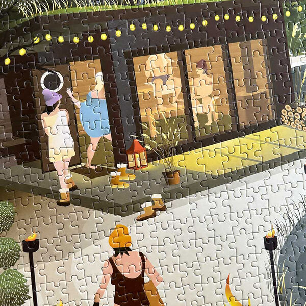 Sauna by the Lake pussel 1000 bitar, ViSSEVASSE