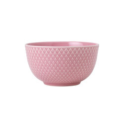 Rhombe Color sk&aring;l, rosa, Lyngby Porcel&aelig;n