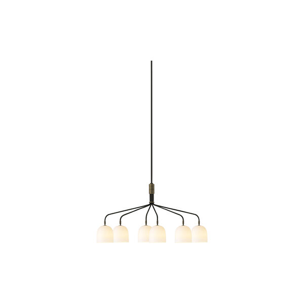 Howard Chandelier, bone china, GUBI