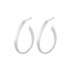 Berlin creoler, silver, Pernille Corydon Jewellery