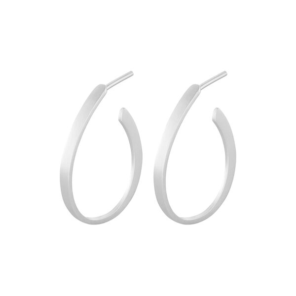 Berlin creoler, silver, Pernille Corydon Jewellery