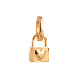 Locked Love berlock, guldpl&auml;terad, ENAMEL Copenhagen