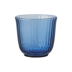 Waves vattenglas l&aring;g 2 st., bl&aring;, Royal Copenhagen