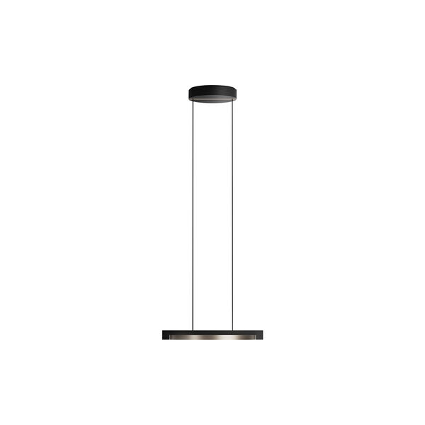 INLAY S2 DISC Pendant, matt black/satin gold, LIGHT-POINT