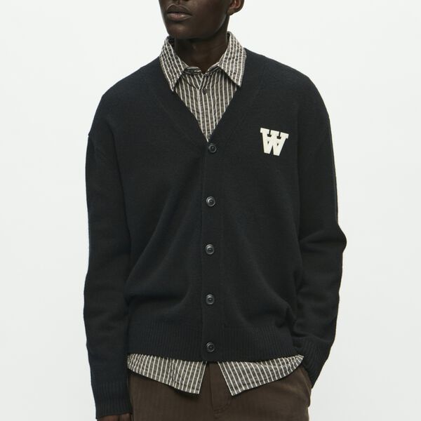 WWTay Cardigan, black WWTay Cardigan, black, Wood Wood