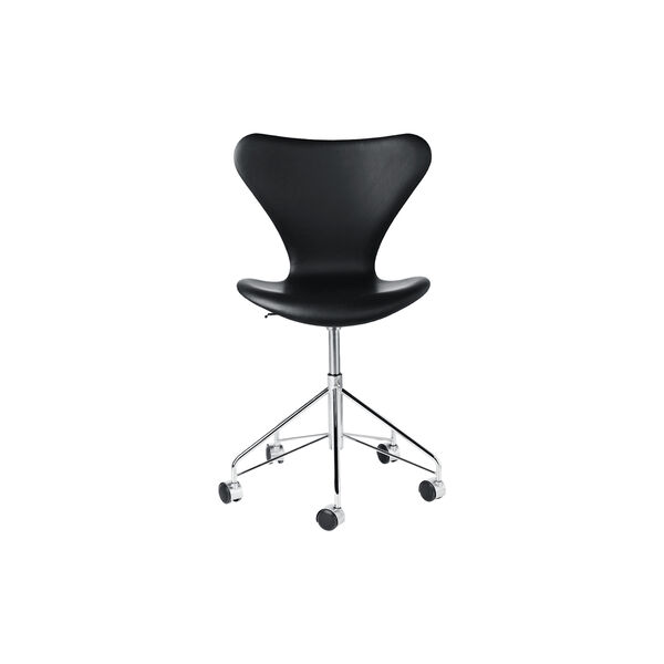 Series 7™ 3117 Front stoppad snurrstol, Soft black Series 7™ 3117 Front stoppad snurrstol, Soft black, Fritz Hansen