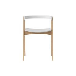 Wood Adjustable Armchair, white/oak, Oliver Furniture