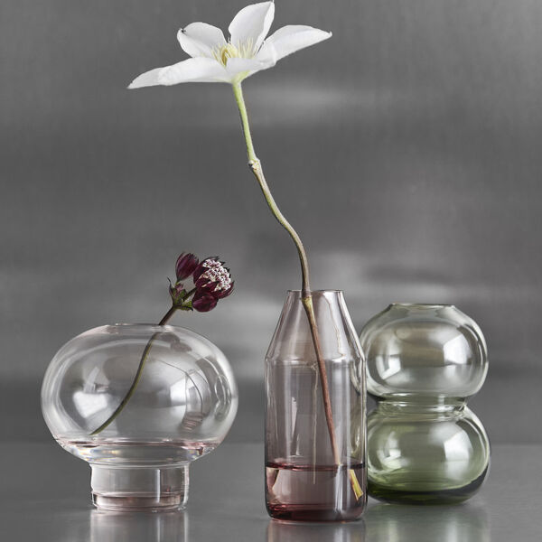 Midsummer Red Clover Mini vas 8,2 cm, pink, Orrefors