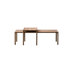 6798 Piloti Wood Coffee Table, oiled smoked oak, Fredericia Furniture