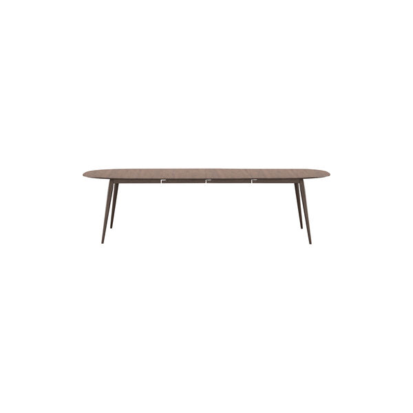 PLAYdinner Lamé Dining Table with Extension, smoked oak, Bruunmunch Furniture