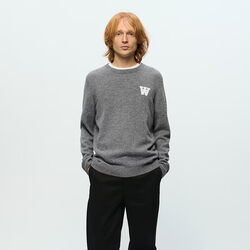 WWTay Pullover, light melange grey WWTay Pullover, light melange grey, Wood Wood