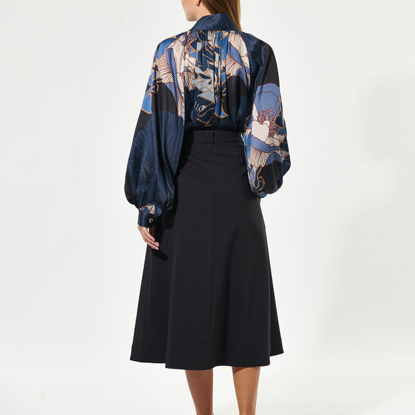 NitaDEA Blouse Long Sleeved, alepidia blue, Dea Kudibal