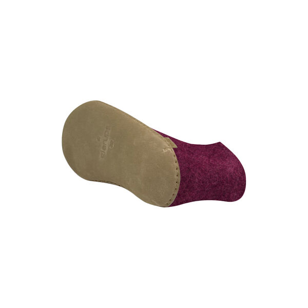 Filttofflor höga, cranberry Filttofflor höga, cranberry, Glerups