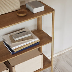 Pillar Storage Box, beech, Form & Refine