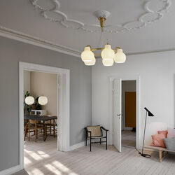 AJ golvlampa, black, Louis Poulsen