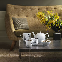 White Elements skål, 13 cm, Royal Copenhagen