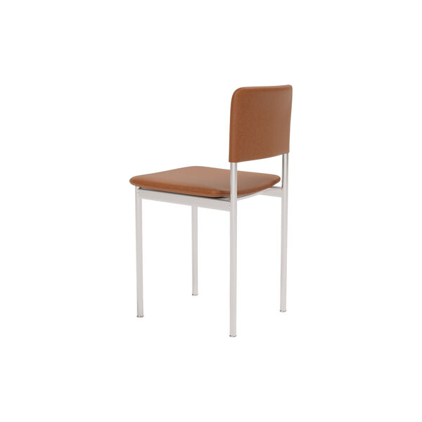 Plan Chair Fully Upholstered, brushed steel/Max 95, Fredericia Furniture
