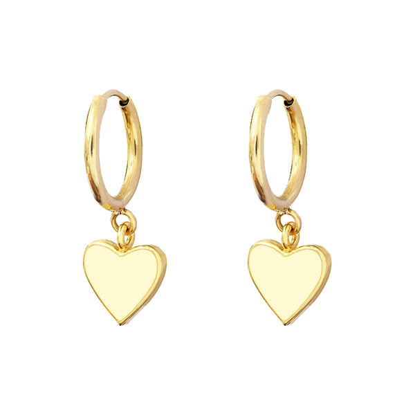 Grigri &ouml;rh&auml;nge, sand white, bangle up