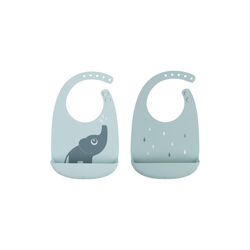 Elphee silikon haklapp, blue, Done by Deer