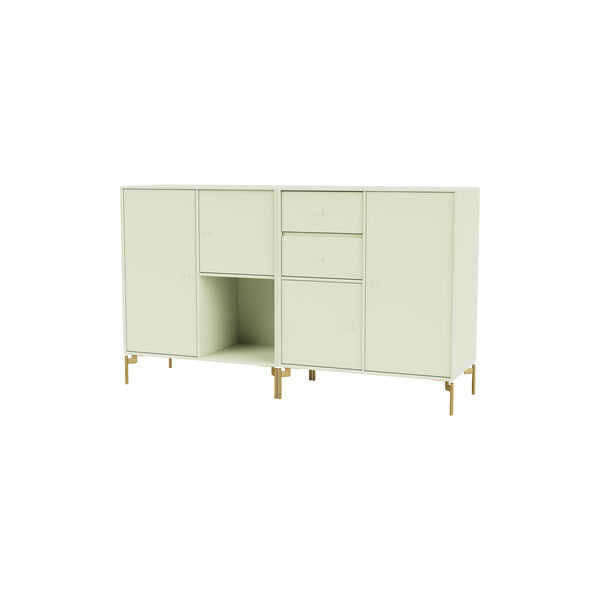 COUPLE Sideboard with Brass Legs, 140 pomelo, Montana Furniture