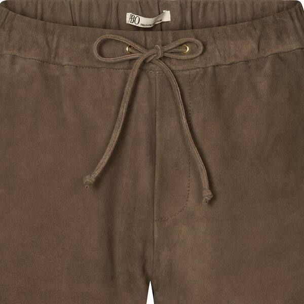 2847PBOEkola suede trousers, smoke, PBO