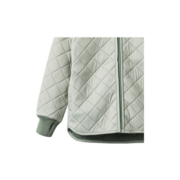 Thermo Jacket Loui, green stripe, Wheat