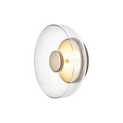 Blossi Wall Lamp, nordic gold/clear, Nuura