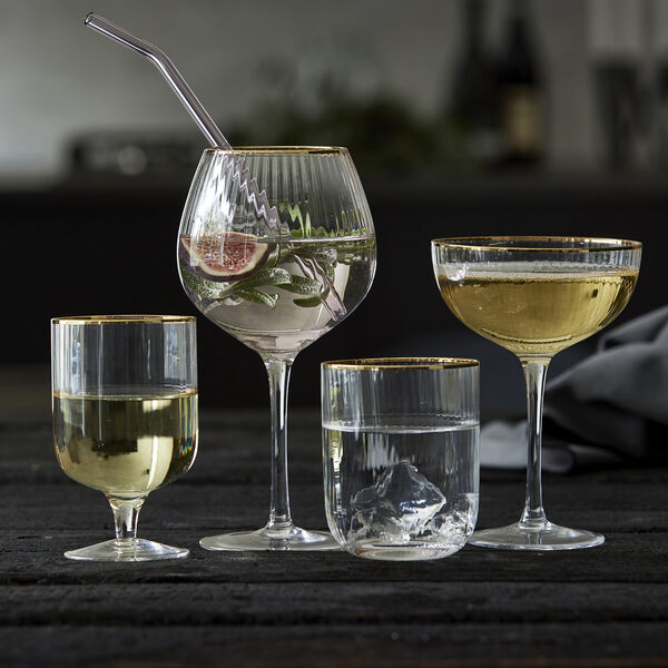 Palermo Gold cocktailglas 4 st., Lyngby Glas