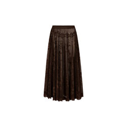 CollinsLL Midi Skirt, dark mokka, Lollys Laundry