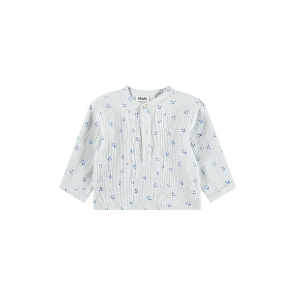 Enozo Shirt, blue vibes, Molo