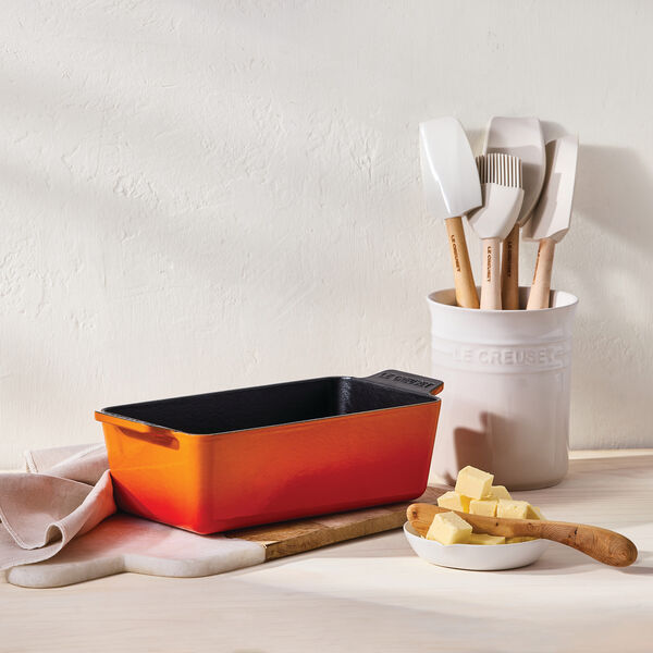 Br&ouml;dform gjutj&auml;rn, flame, Le Creuset