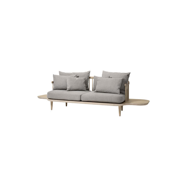 Fly SC3 2-seater Sofa, Hot Madison 094/oiled oak, &Tradition