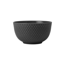 Rhombe Earth Bowl, slate, Lyngby Porcelæn