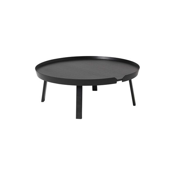 Around Coffee Table, black, Muuto