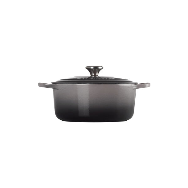Signature gjutj&auml;rn rund gryta &Oslash; 26 cm, flint, Le Creuset