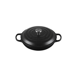 Signature gjutj&auml;rn buff&eacute;tgryta 30 cm, matte black, Le Creuset