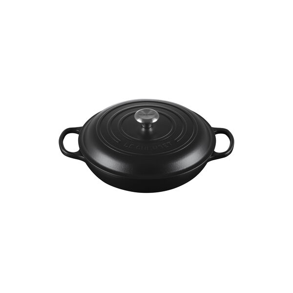 Signature gjutj&auml;rn buff&eacute;tgryta 30 cm, matte black, Le Creuset