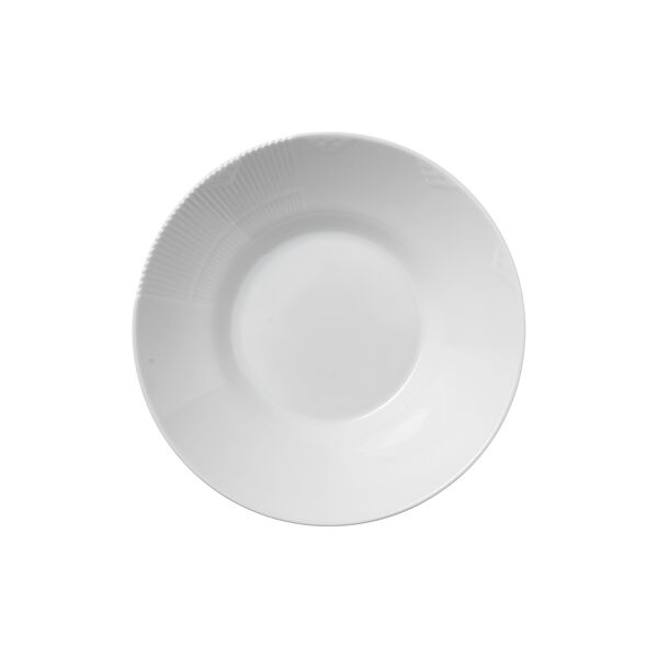 White Elements djup tallrik, 25 cm, Royal Copenhagen