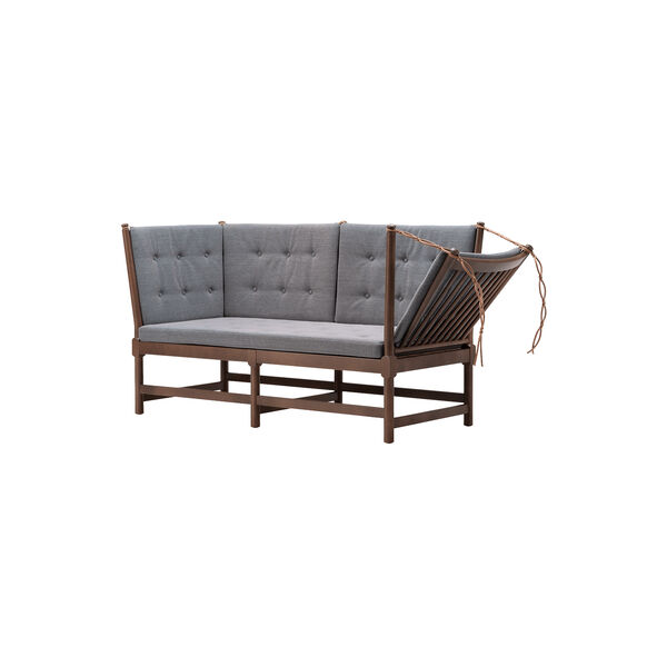 The Spoke-Back Sofa, Steelcut Quartet 654/chestnut brown, Fredericia Furniture