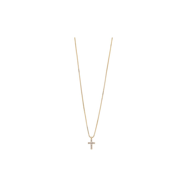 CLARA Crystal Cross Halsband, guldpläterat CLARA Crystal Cross Halsband, guldpläterat, Pilgrim
